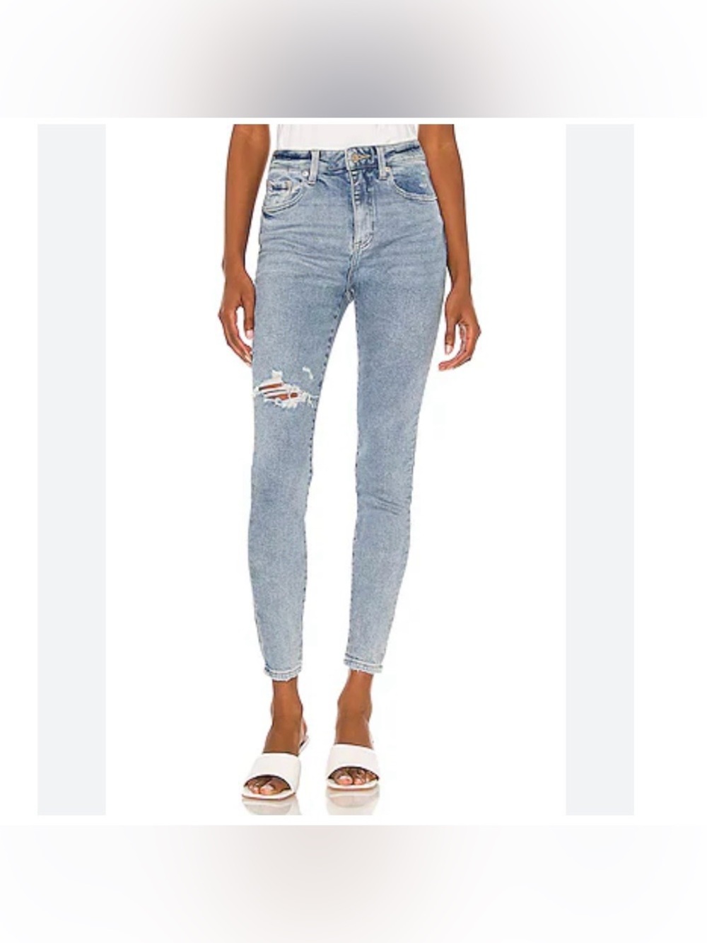 PISTOLA Aline High Rise Moto Bikercore Skinny Jeans Size 33
